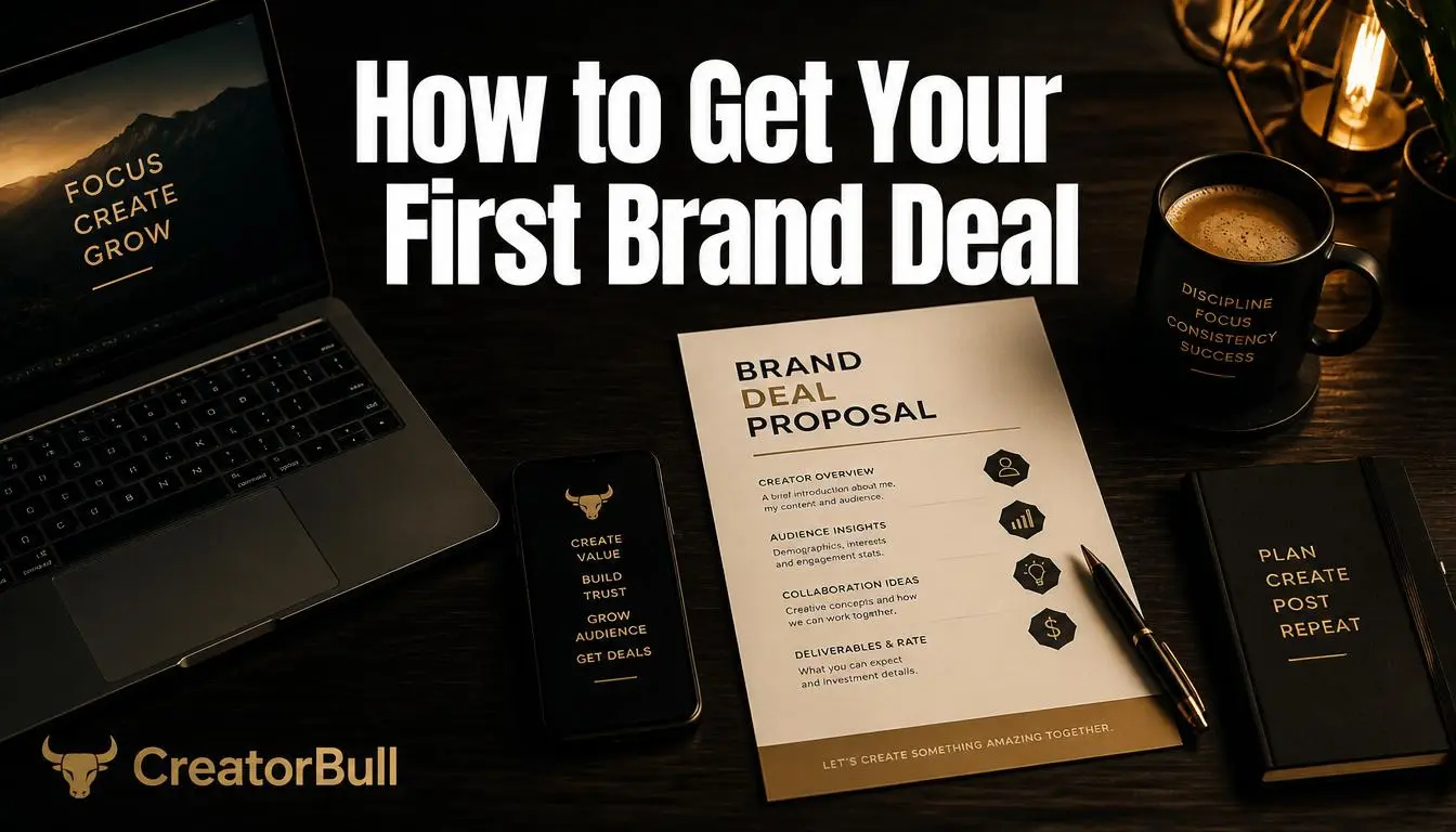 How to Get Your First Brand Deal as a Small Creator